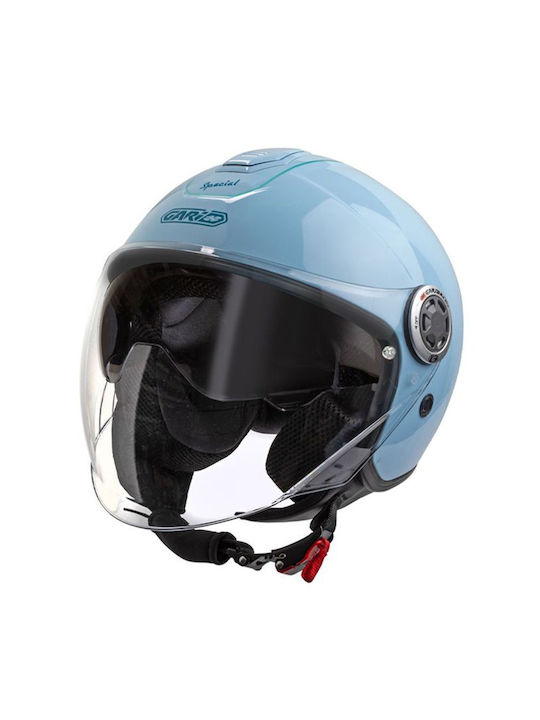 Garibaldi G20 Glossy Light Blue Κράνος Μηχανής ...