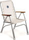 Forma Scaun De Plajă Din Aluminiu Alb 92x47x41 Cm
