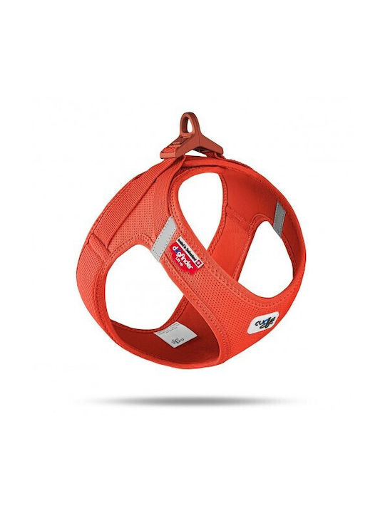 Curli Dog Harness Vest Harness Clasp Air Orange Small 38.3-43.3cm
