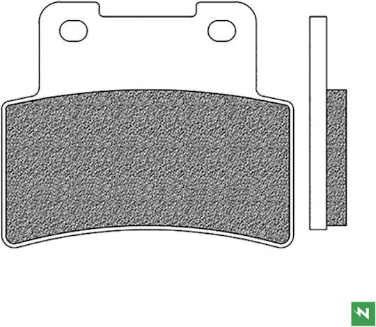 Front Brake Pads Kymco Xciting 400 12'-18' Xciting 400i S Noodoe 19'-22' Newfren Fd0501be1