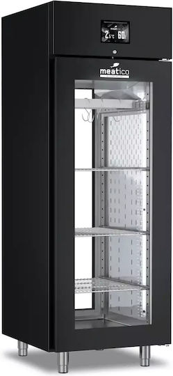 Fisch Trockenreifeschrank 625L Meatico Fish Panorama 700 Schwarz Rem 75 X 81,5 X 208 Cm