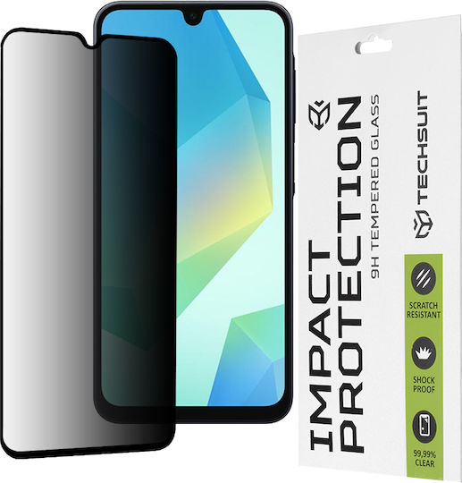 Techsuit Full Glue Privacy Full Face Tempered Glass Black (Samsung Galaxy A16 4G, Samsung Galaxy A16 5G)