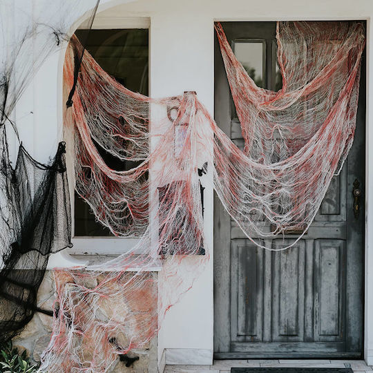 PartyDeco Κρεμαστό Διακοσμητικό για Party Halloween σε Λευκό χρώμα 72εκ.
