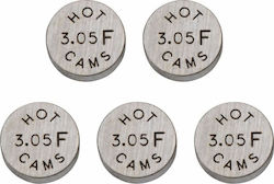 Hot Cams Valve Shims Dia.10.00mm Thickness:3.05mm 5pk1000305 5pcs