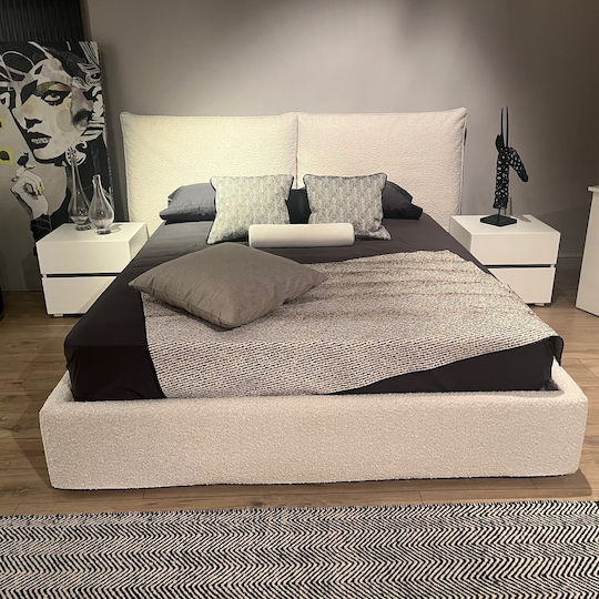 Status Κρεβάτι Υπέρδιπλο για Στρώμα 160x200cm Λευκό Status Κρεβάτι Υπέρδιπλο για Στρώμα 160x200cm Λευκό