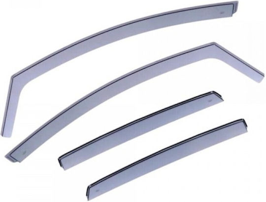 Set Windbreakers BMW X5 E70 5d 2007-2013 2013+ Flexible Cast Acrylic Glass Dga 4 pcs Anem.setdga05519fr
