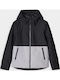Kids' Sports Jacket with Hood Black