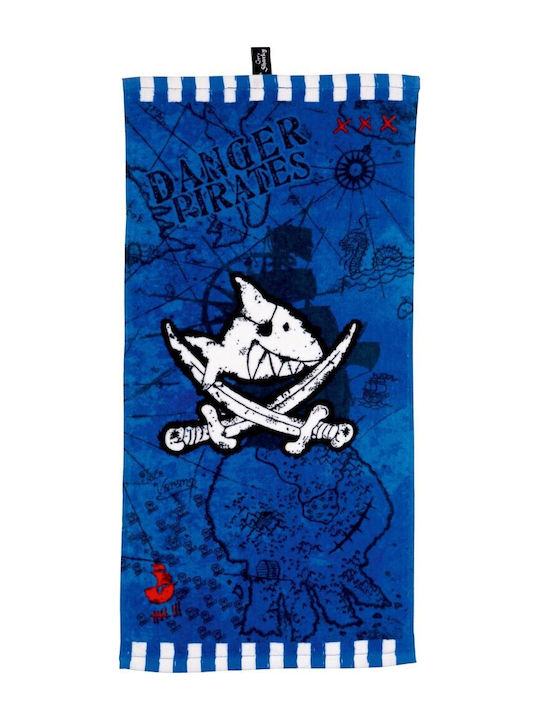 Die Spiegelburg Baby Face/Hand Towel Captain Sharky Blue 30x60cm