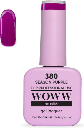 Woww UV- & LED-Soak-Off-Gellack Season Purple 380 10 ml