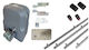 Set Motor Ușă de Garaj Glisantă Doorado Slg600-kit241 2 Telecomenzi 4 Metri Cremalieră Fotocelule Cablate