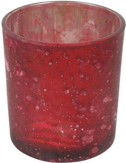 Atmosphera Χριστоулгенски свещи и свещници Свещник Червен 8x7.3см.