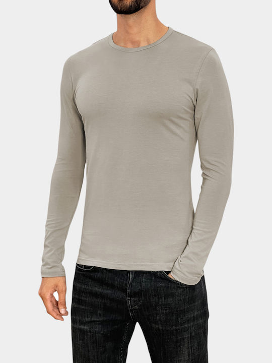 3Guys 3Guys Long Sleeve Gray Ice Shirt