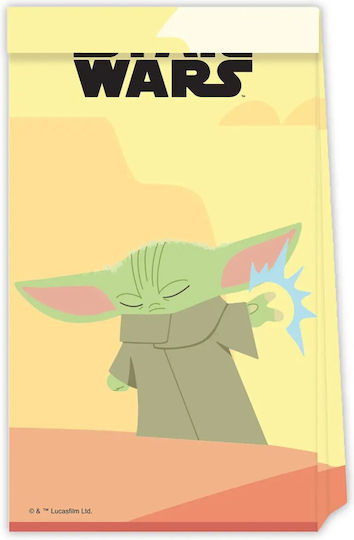 Procos Papier Tasche für Geschenke mit Motiv "Star Wars" Bunt 22x13cm. 4Stück
