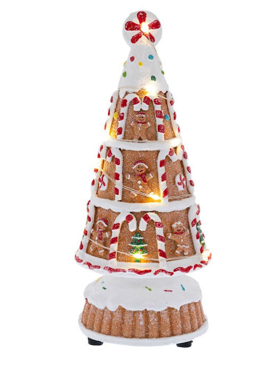 cu lumină LED Decorațiune de Crăciun Braduleț 22cm. Baterie Formă