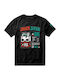 T-shirt Μαύρο