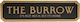 Harry Potter Burrow Plaque 30x10cm