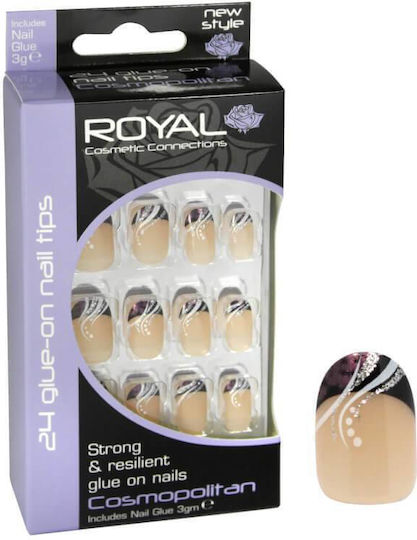 Royal 24 Cosmopolitan Nail Tips 3g Glue