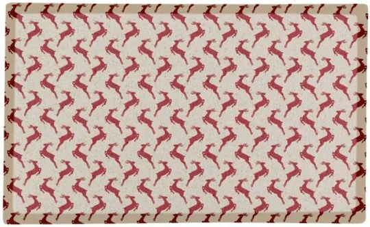 Artsy Mats Πατάκι Εισόδου Αντιολισθητικό Κόκκινο 40x70εκ.