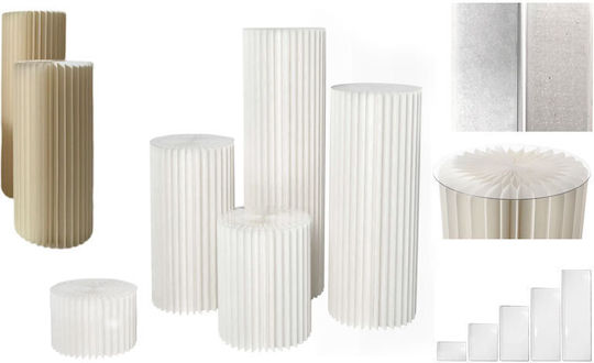 Ständer-Set/5 Papier-Säule Plexiglas 30cm 0515280 1 Stück