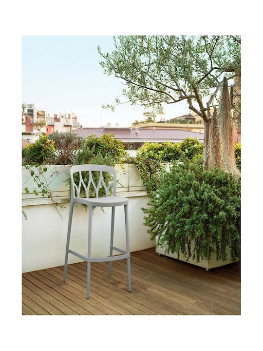 Stool Bar made of Polypropylene Galaxy Gray