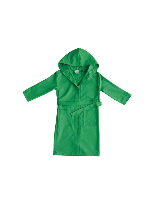 Kentia Kids Hooded Bathrobe Player 02 Green Green