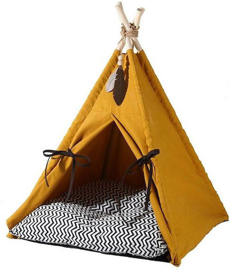 Zeze Nest Pisici Galben 60x60x78cm
