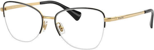 Ralph Lauren Γυναικείος Μεταλλικός Σκελετός Γυαλιών Cat Eye Μαύρος RL6061 9443