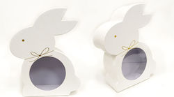 Paper Pack Osterdekorationen & Ornamente Box Häschen Weiß 28cm