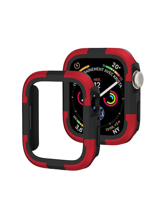 Carcasă de Silicon în culoarea Roșu pentru Apple Watch Series 8, Apple Watch Series 7
