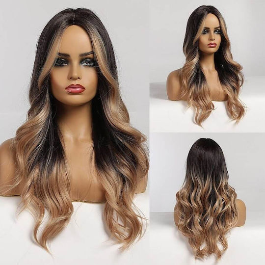 Perücke Synthetisches Lockiges Haar Ombre Nr. 4/27