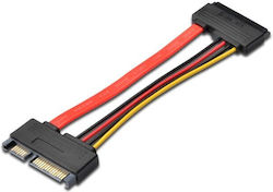 Premiumcord Sata 22pin Extension Cable Hdd Data + Power M F 15cm Premiumcord Sata 22pin Extension Cable Hdd Data + Power M F 15cm