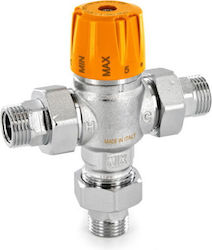 Tecnogas Two-Way Brass Pressure Relief Valve ½" for boiler