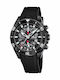 Lotus Watches Damen Uhr mit Schwarz Kautschukarmband