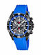 Lotus Watches Herrenuhr Batterie mit Gummi-Armband