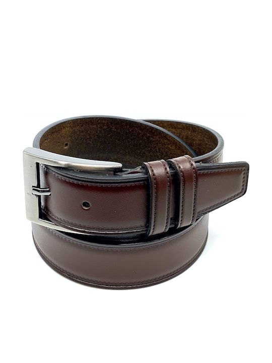 Legend Accessories Ανδρική Ζώνη Δερμάτινη Καφέ