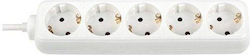 Bachmann Power Strip 5 Sockets with Cable 1.5m Bachmann Power Strip 5 Sockets with Cable 1.5m