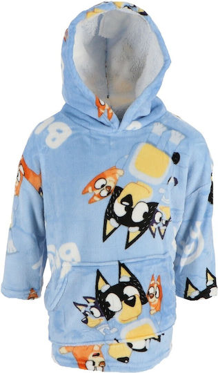 Blanket Fleece Bluey Blue 60x75cm