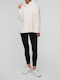 Damen Sweatshirt Kapuzen Weiß