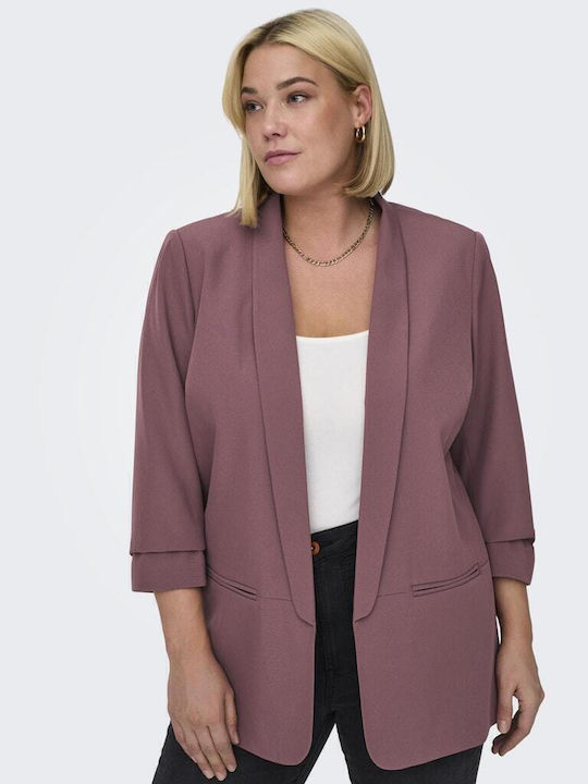 Only Blazer pentru femei Sacou Burgundy