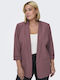 Only Women's Blazer Burgundy