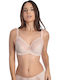 Bra without Padding Underwire Beige