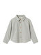 Kids Shirt Long Sleeve Mirage Gray