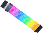 Lian Li Strimer Wireless Placă de bază 24 pini & Controler Wireless Pw24-1w-t G89.pw24-1w-t.00