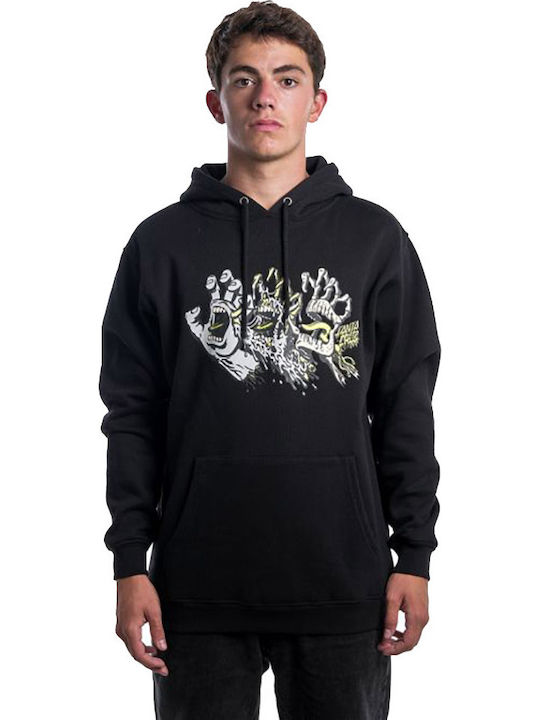 Sweatshirt mit Kapuze Schwarz