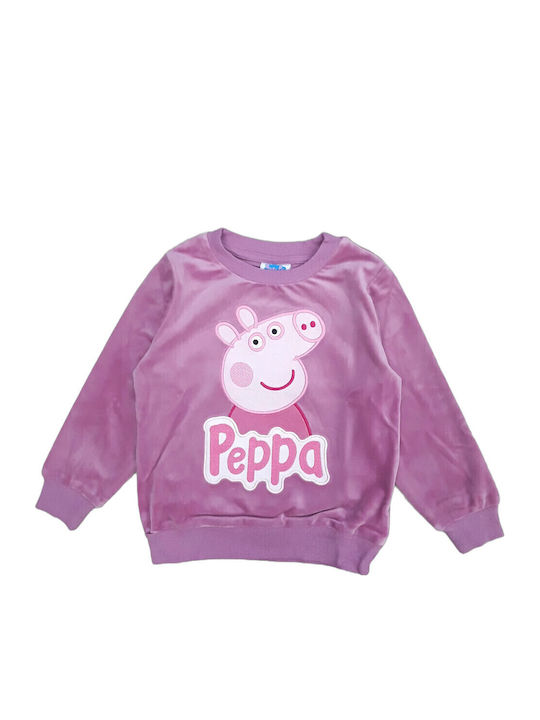 Peppa Pig Παιδικό Φούτερ Ροζ