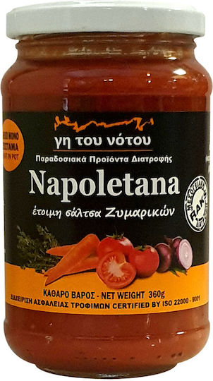 Napoletana Έτοιμη Σάλτσα Ζυμαρικών "γη Του Νότου" 360γρ