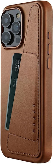 Mujjo Back Cover Δερμάτινο 1mm Καφέ (iPhone 16 Pro Max)
