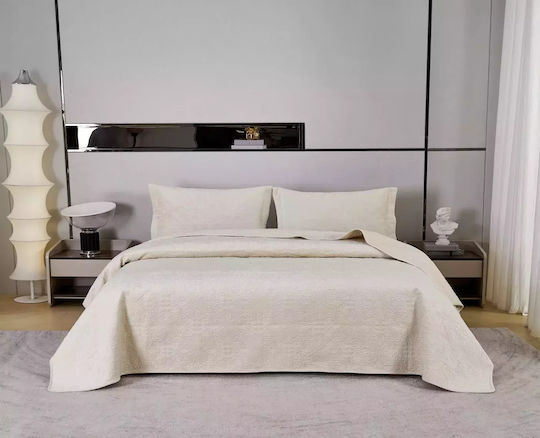 Liolios Home Mandy Σετ Μαξιλαροθήκες Ivory 50x70εκ.