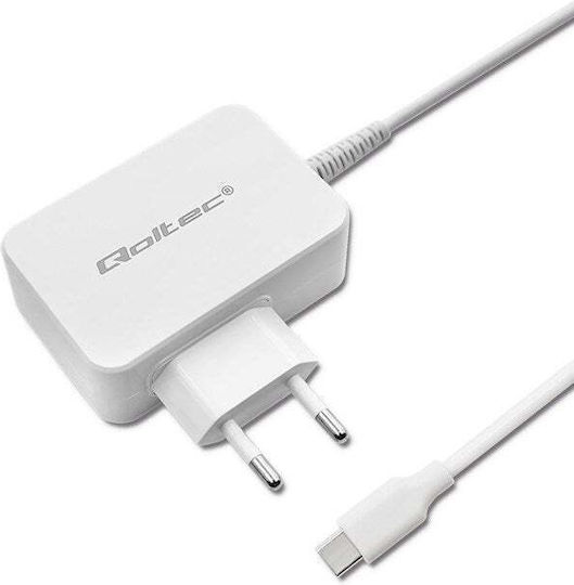 Qoltec USB-C Universal Laptop Charger 65W 5V 25A with Power Adapter