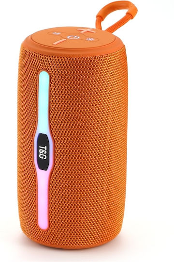 T&G Bluetooth Speaker 8W with Radio and Battery Life up to 2 hours Orange TG-675